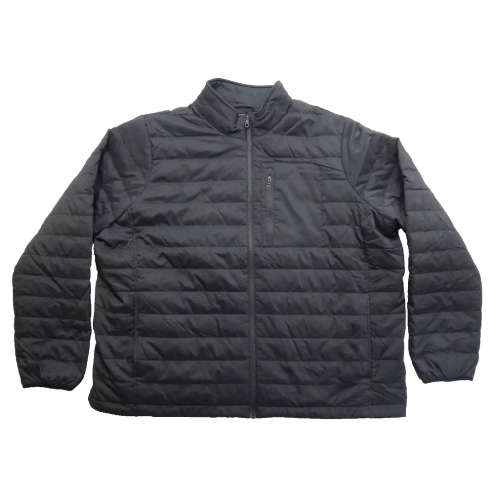 Girlfriend Collective 4XL Crystal Packable Puffer Quilted Jacket Black RPET EUC